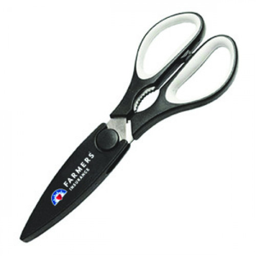 Utility Scissors with Magnetic Holder