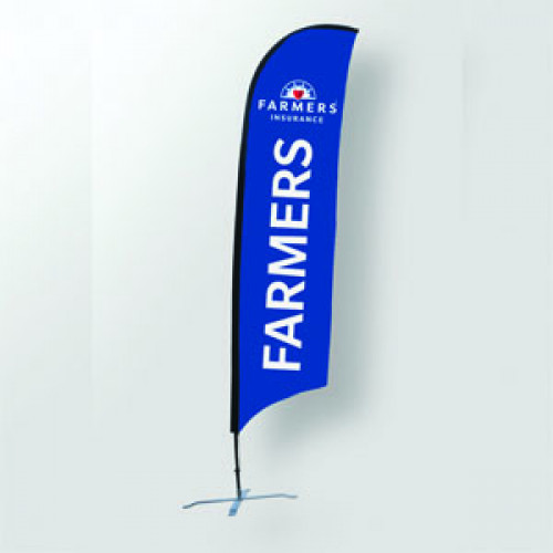 Double Sided Feather Flag - FARMERS