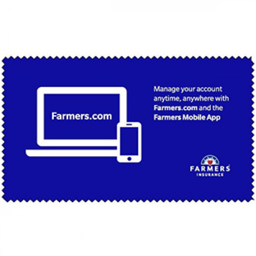 Farmers Mobile Ad Microfiber Cloth (Pack of 20)