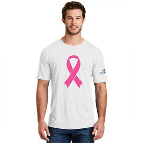 Mens Breast Cancer Awareness Tee- CLOSEOUT
