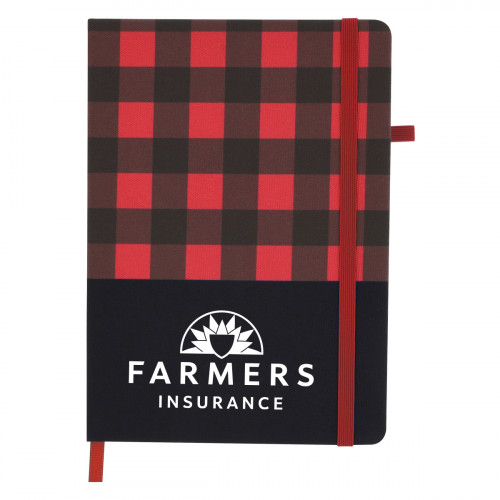 5x7 Plaid Journal