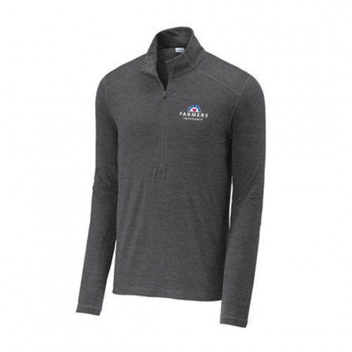 Mens Sport Tek 1/5 Sleeve Half Zip