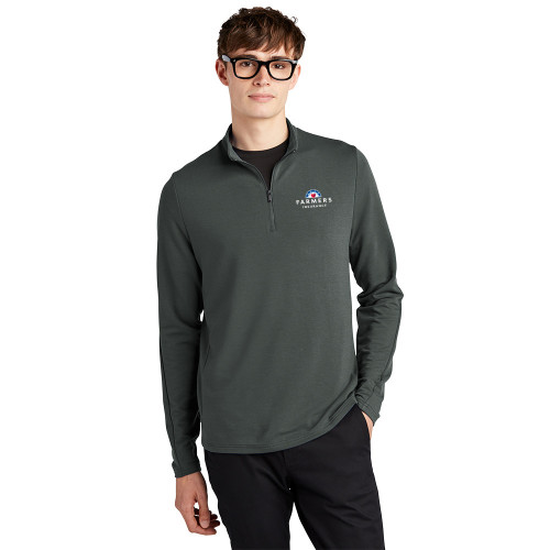 Mercer+Mettle Grey Stretch 1/4-Zip Pullover