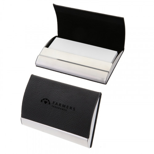 Leatherette Stainless Card Holder