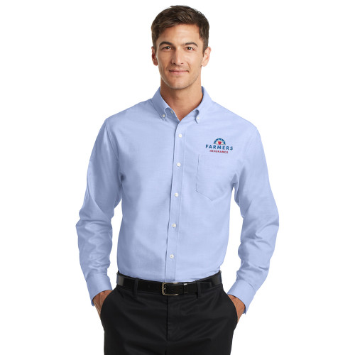 Men's Tall Oxford Shirt - Oxford Blue