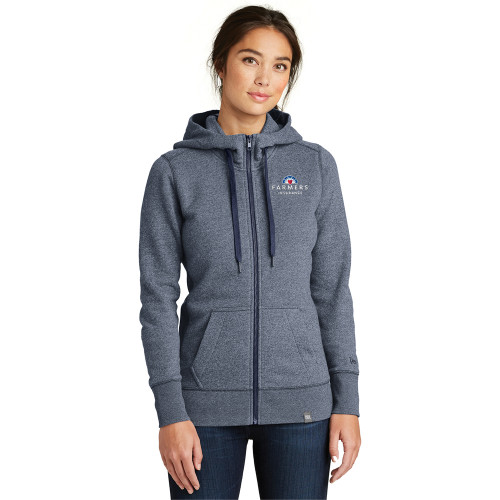 New Era Ladies French Terry Full-Zip Hoodie