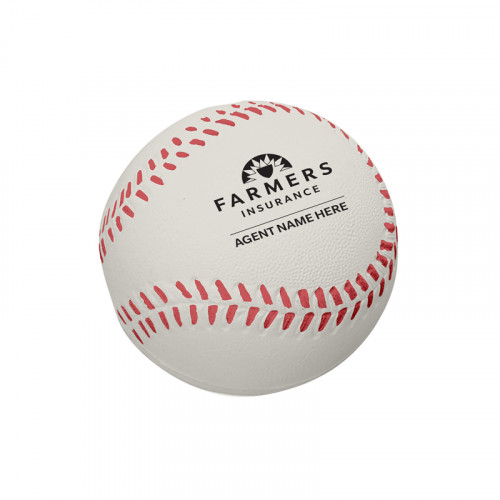 Custom Foam Baseball Stress Reliever